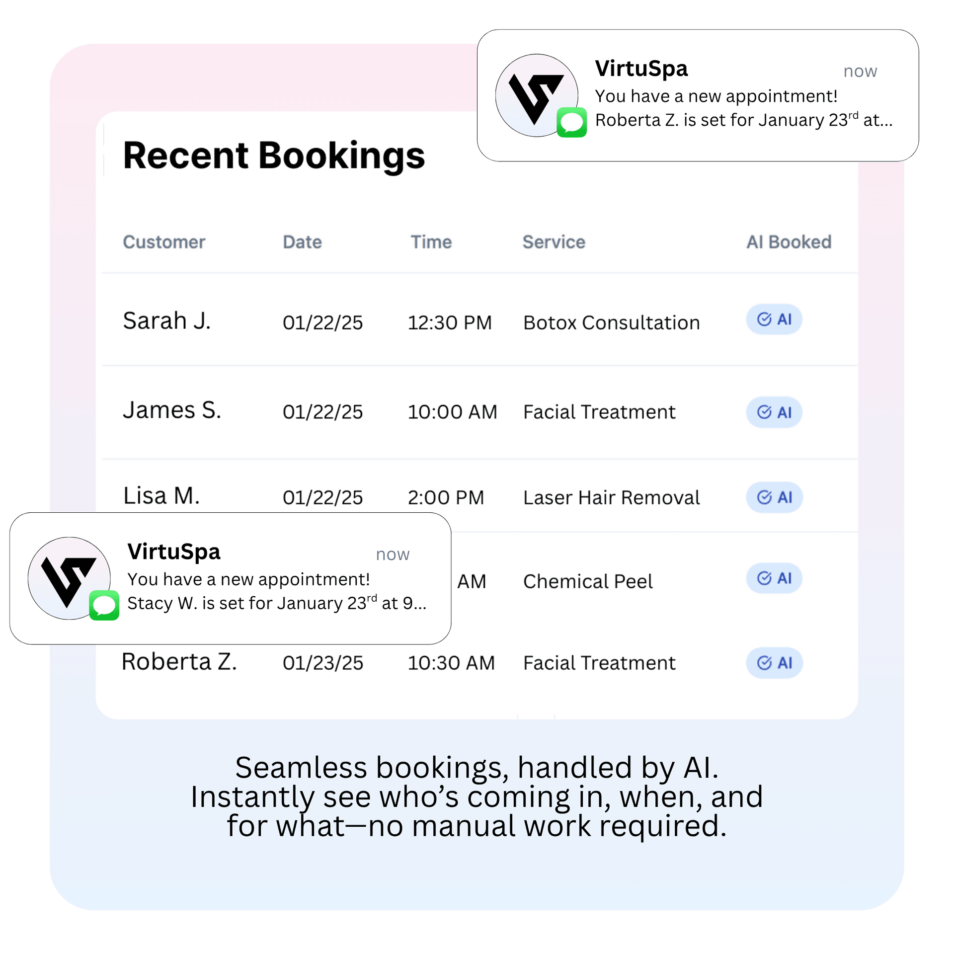 Calendar Booking Interface